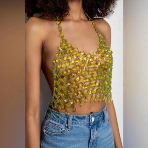 FANTASY DRIP LIME BODY
CHAIN TOP